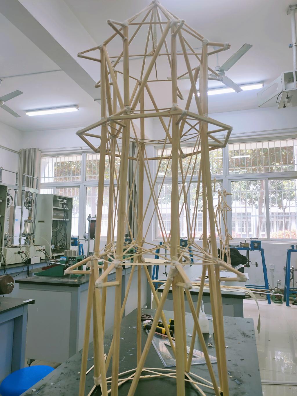 土木工程专业学科竞赛安徽省结构设计大赛模型制作